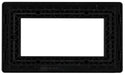 BG Evolve Matt Black 4G Euro Module Plate PCDMBEMR4B - view 4