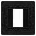 BG Evolve Matt Black 1G Euro Module Plate PCDMBEMS1B - view 4