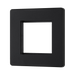 BG Evolve Matt Black 2G Euro Module Plate PCDMBEMS2B - view 3
