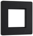 BG Evolve Matt Black 2G Euro Module Plate PCDMBEMS2B - view 2