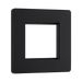 BG Evolve Matt Black 2G Euro Module Plate PCDMBEMS2B - view 2