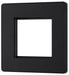 BG Evolve Matt Black 2G Euro Module Plate PCDMBEMS2B - view 3