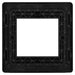 BG Evolve Matt Black 2G Euro Module Plate PCDMBEMS2B - view 4