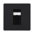 BG Evolve Matt Black RJ45 Cat6 Data Outlet PCDMBRJ4516B