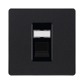 BG Evolve Matt Black RJ45 Cat5E Data Outlet PCDMBRJ451B