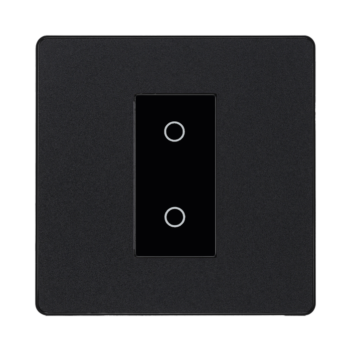 BG Evolve Matt Black 1G  Master Touch Dimmer Switch PCDMBTDM1B