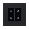 BG Evolve Matt Black 2G Master Touch Dimmer Switch PCDMBTDM2B