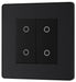 BG Evolve Matt Black 2G Master Touch Dimmer Switch PCDMBTDM2B - view 3