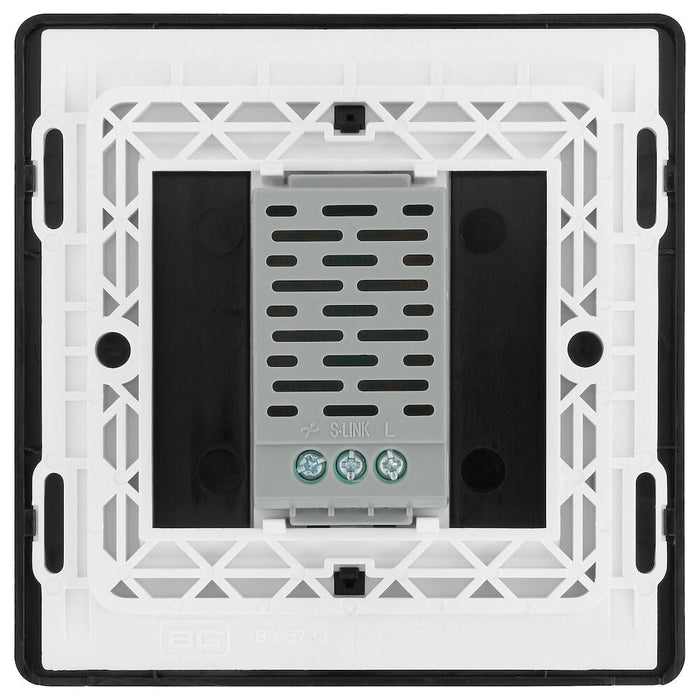 BG Evolve Matt Black 1G Secondary Touch Dimmer Switch PCDMBTDS1B - view 4