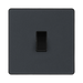 BG Evolve Matt Grey 1G 2W Light Switch PCDMG12B