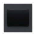 BG Evolve Matt Grey 1G 2W Wide Rocker Light Switch PCDMG12WB