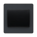 BG Evolve Matt Grey 1G 2W Wide Rocker Light Switch PCDMG12WB