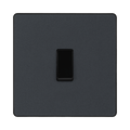 BG Evolve Matt Grey Intermediate Light Switch PCDMG13B