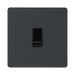 BG Evolve Matt Grey 10A Retractive Press Switch PCDMG14B