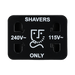 BG Evolve Matt Grey Dual Voltage Shaver Socket PCDMG20B