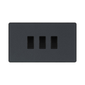 BG Evolve Matt Grey 3G 2W Light Switch PCDMG432B