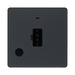 BG Evolve Matt Grey 13A Unswitched Spur with LED and Flex Outlet PCDMG54B