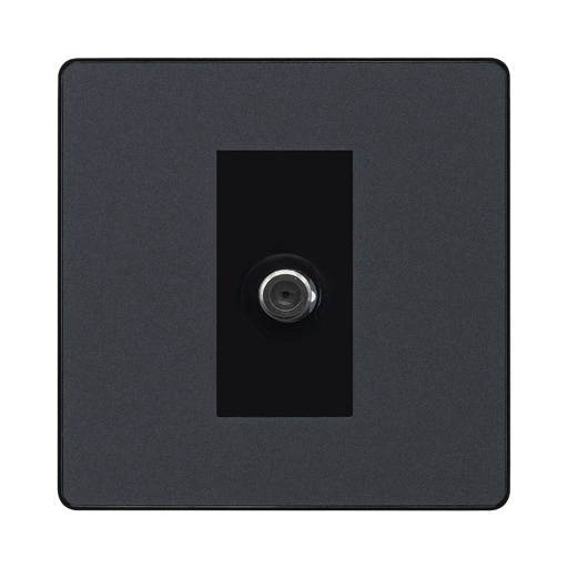 BG Evolve Matt Grey Satellite Socket PCDMG61B