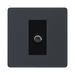 BG Evolve Matt Grey Satellite Socket PCDMG61B