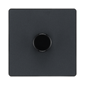 BG Evolve Matt Grey 1G Dimmer Switch PCDMG81B