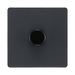 BG Evolve Matt Grey 1G Dimmer Switch PCDMG81B