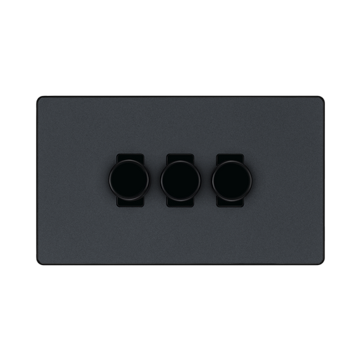BG Evolve Matt Grey 3G Dimmer Switch PCDMG83B