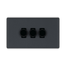 BG Evolve Matt Grey 3G Dimmer Switch PCDMG83B