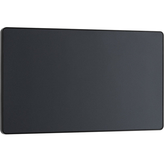 BG Evolve Matt Grey Double Blank Plate PCDMG95B - view 2