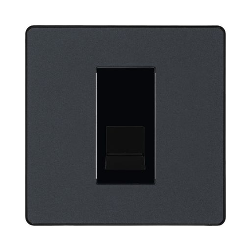 BG Evolve Matt Grey Master Telephone Socket PCDMGBTM1B