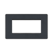 BG Evolve Matt Grey 4G Euro Module Plate PCDMGEMR4B