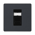 BG Evolve Matt Grey RJ45 Cat6 Data Outlet PCDMGRJ4516B