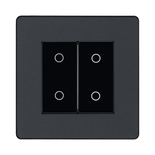 BG Evolve Matt Grey 2G Master Touch Dimmer Switch PCDMGTDM2B