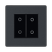 BG Evolve Matt Grey 2G Master Touch Dimmer Switch PCDMGTDM2B