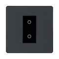 BG Evolve Matt Grey 1G Secondary Touch Dimmer Switch PCDMGTDS1B