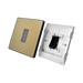 Additional view 9 of BG Evolve Satin Brass 1G 2W Light Switch