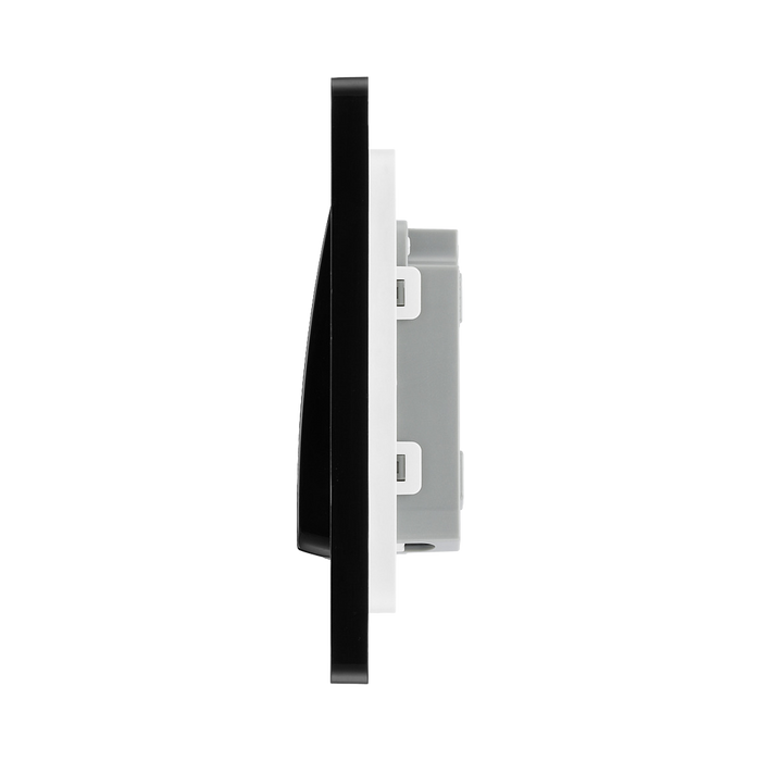 BG Evolve Satin Brass 1G 2W Wide Rocker Light Switch PCDSB12WB