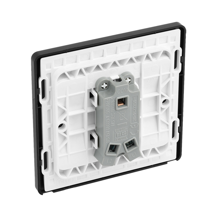 BG Evolve Satin Brass 1G 2W Wide Rocker Light Switch PCDSB12WB