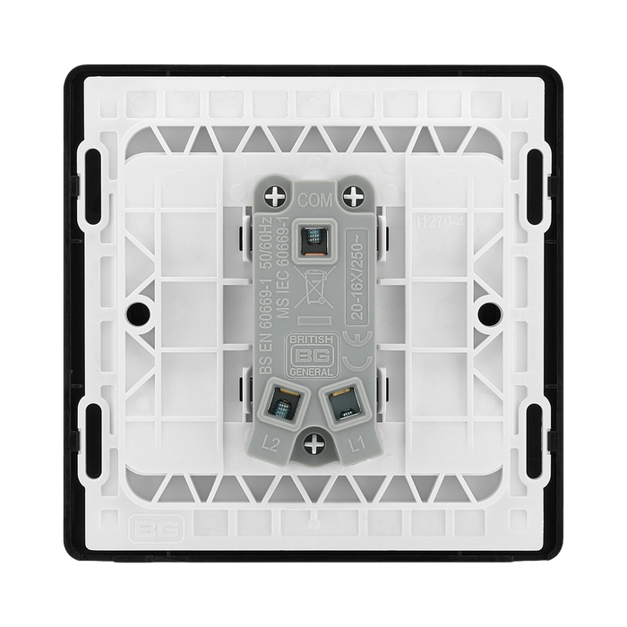 BG Evolve Satin Brass 1G 2W Wide Rocker Light Switch PCDSB12WB