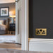 BG Evolve Satin Brass 13A Double Socket 5 Pack PCDSB22B - view 5