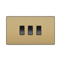 BG Evolve Satin Brass 3G Intermediate Combination Switch