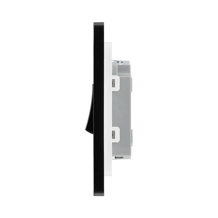 BG Evolve Satin Brass 2G 2W Light Switch PCDSB42B