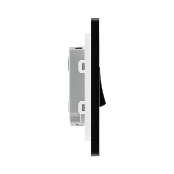 BG Evolve Satin Brass 2G 2W Light Switch PCDSB42B