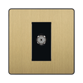 BG Evolve Satin Brass Co-axial Socket PCDSB60B