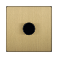 BG Evolve Satin Brass 1G Dimmer Switch PCDSB81B