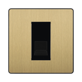 BG Evolve Satin Brass Master Telephone Socket PCDSBBTM1B
