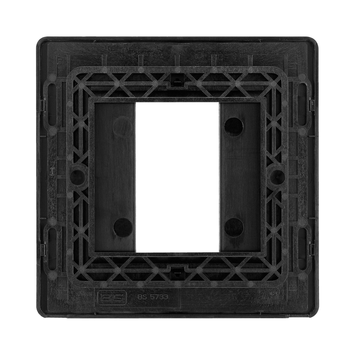 BG Evolve Satin Brass 1G Euro Module Plate PCDSBEMS1B