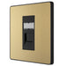 BG Evolve Satin Brass RJ45 Cat6 Data Outlet PCDSBRJ4516B - view 3