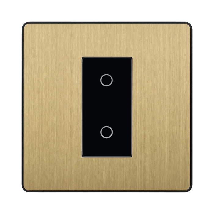 BG Evolve Satin Brass 1G  Master Touch Dimmer Switch PCDSBTDM1B