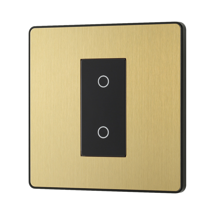 BG Evolve Satin Brass 1G  Master Touch Dimmer Switch PCDSBTDM1B