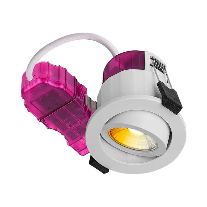 Luceco FType Elite Adjustable Fire Rated Downlight Dim-2-Warm PTA6WD2W